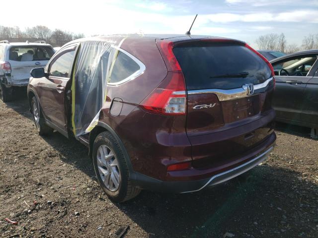 Photo 3 from auction – 2016 HONDA CR-V EX with VIN 2HKRM3H56GH539717