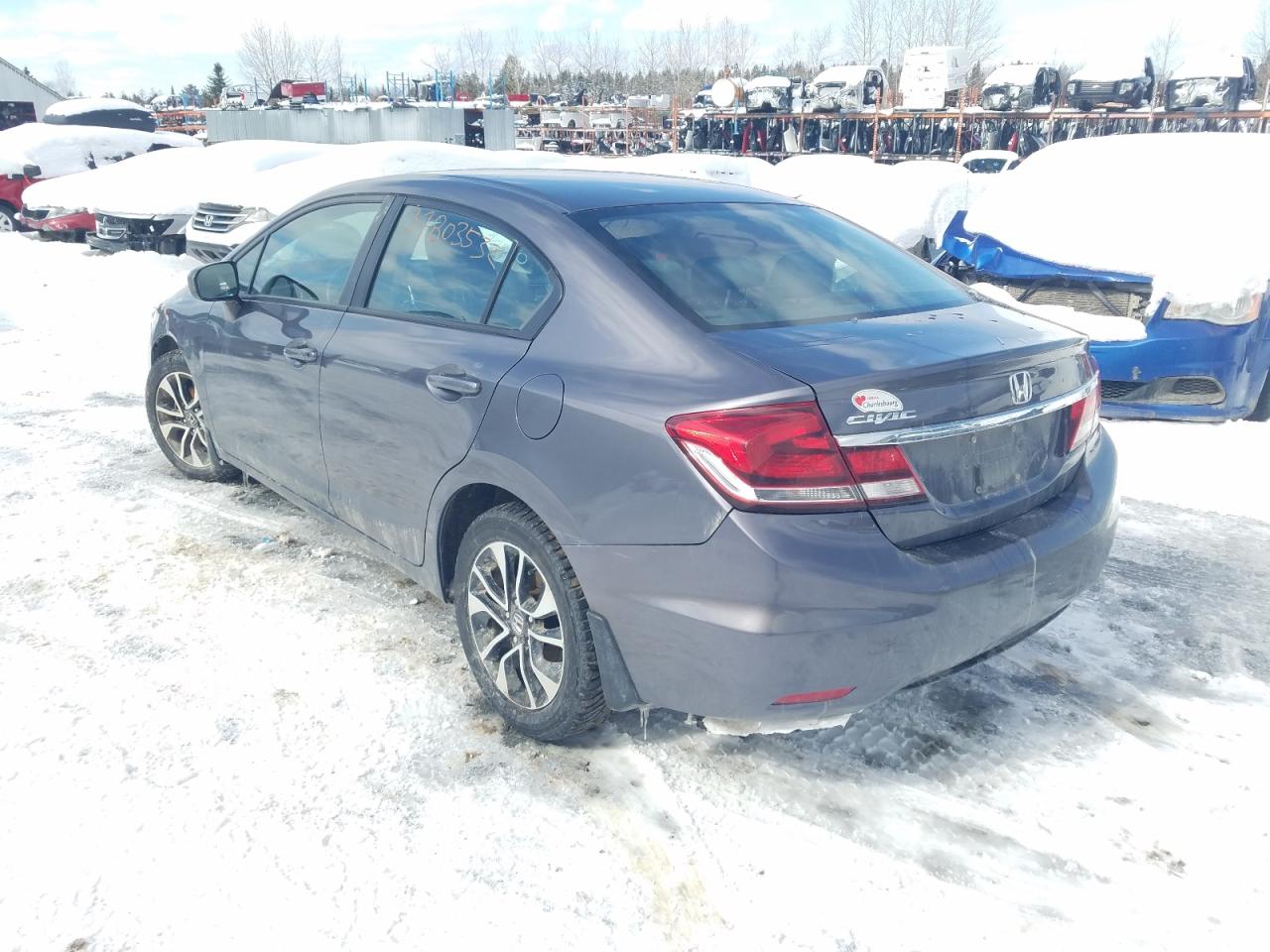 Photo 3 from auction – 2015 HONDA CIVIC LX with VIN 2HGFB2E59FH047862
