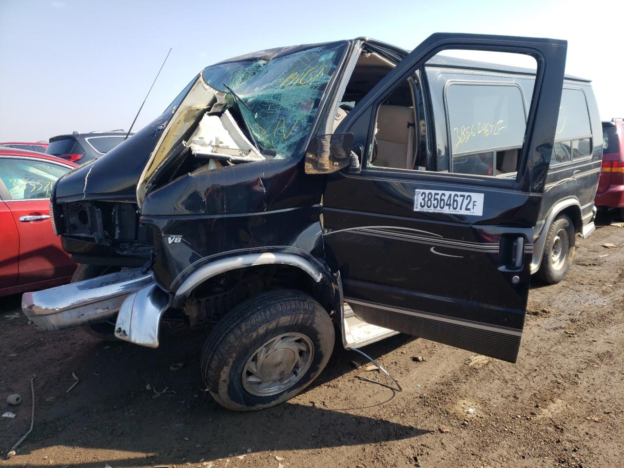 Photo 2 from auction – 2002 FORD ECONOLINE with VIN 1FDRE14W92HA49307