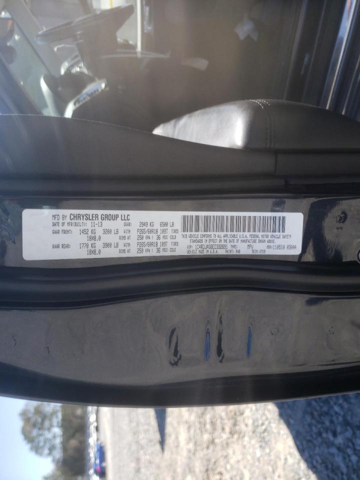 Photo 10 from auction – 2014 DODGE DURANGO SX with VIN 1C4RDJAG8EC332691