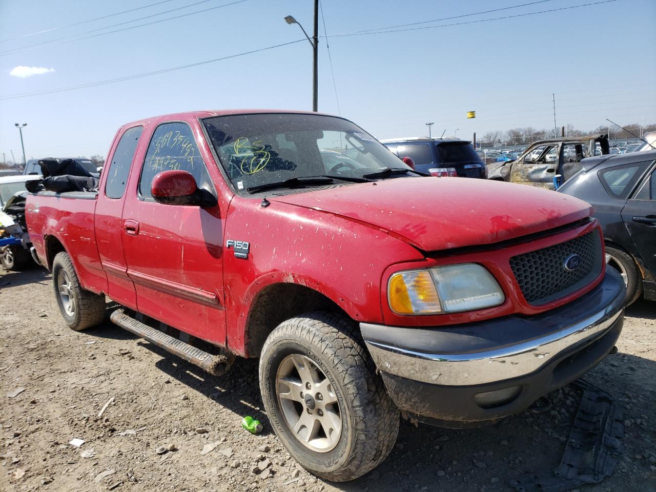 FORD F150 2003 with VIN 2FTRX18L83CA47586 - Photo from auction