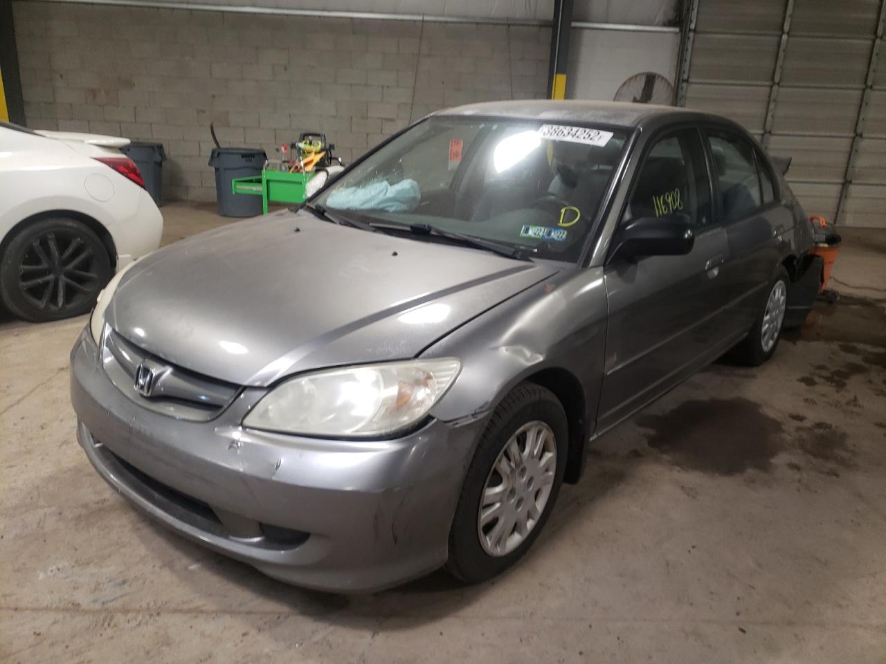 Photo 2 from auction – 2005 HONDA CIVIC LX with VIN 2HGES16545H633971