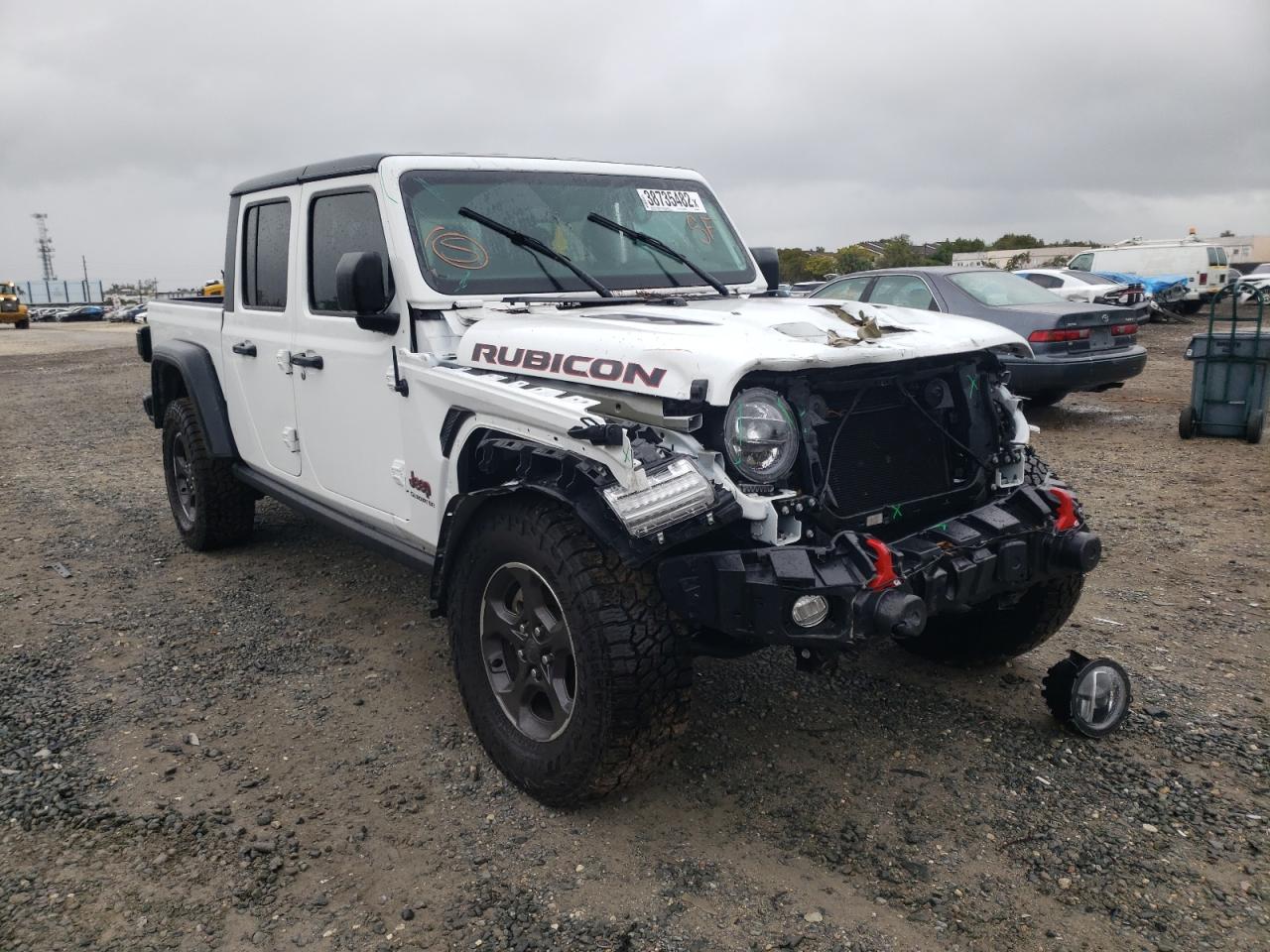 JEEP GLADIATOR 2021 with VIN 1C6JJTBG3ML604862 - Photo from auction