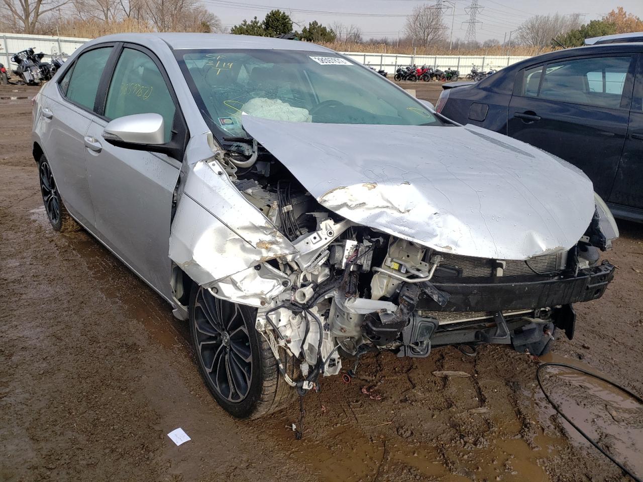TOYOTA COROLLA S 2014 with VIN 5YFBURHE4EP044002 - Photo from auction
