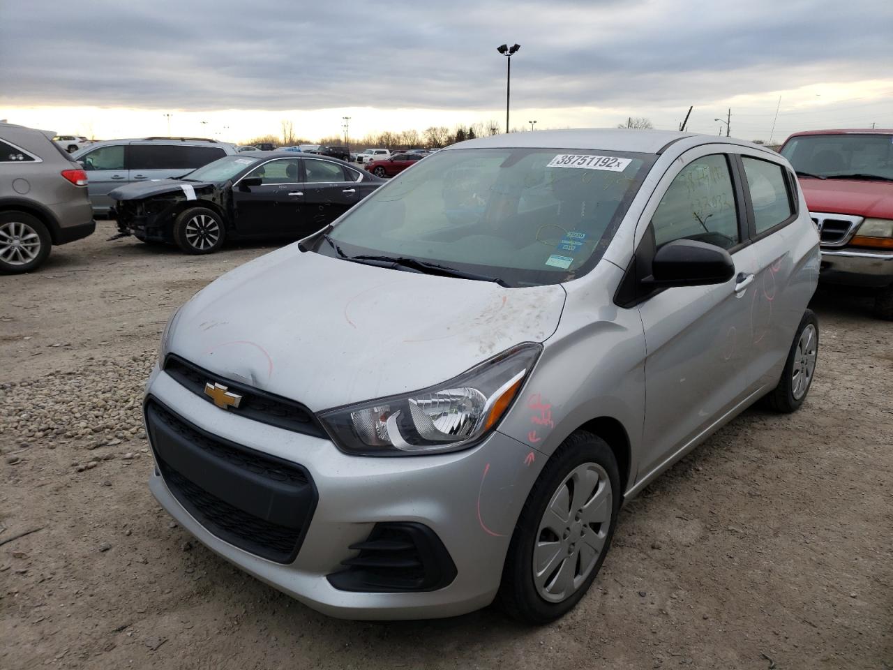 Photo 2 from auction – 2017 CHEVROLET SPARK LS with VIN KL8CB6SA3HC832032