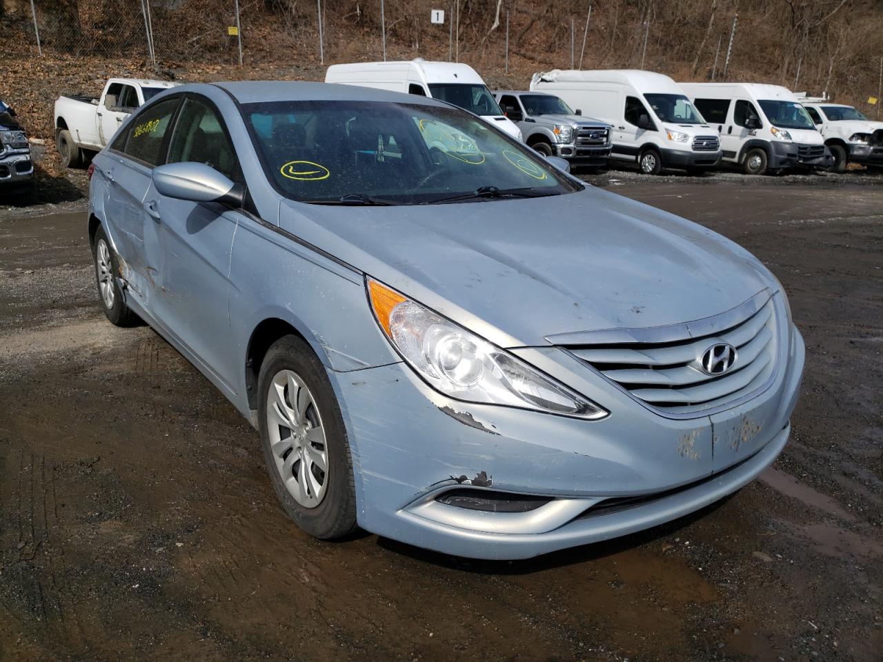 Photo 1 from auction – 2011 HYUNDAI SONATA GLS with VIN 5NPEB4AC1BH188324