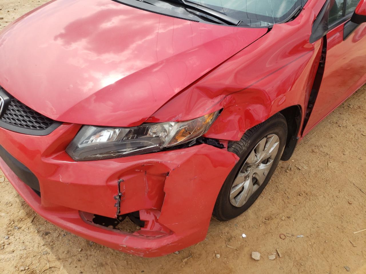 Photo 9 from auction – 2012 HONDA CIVIC LX with VIN 2HGFG3B59CH566983