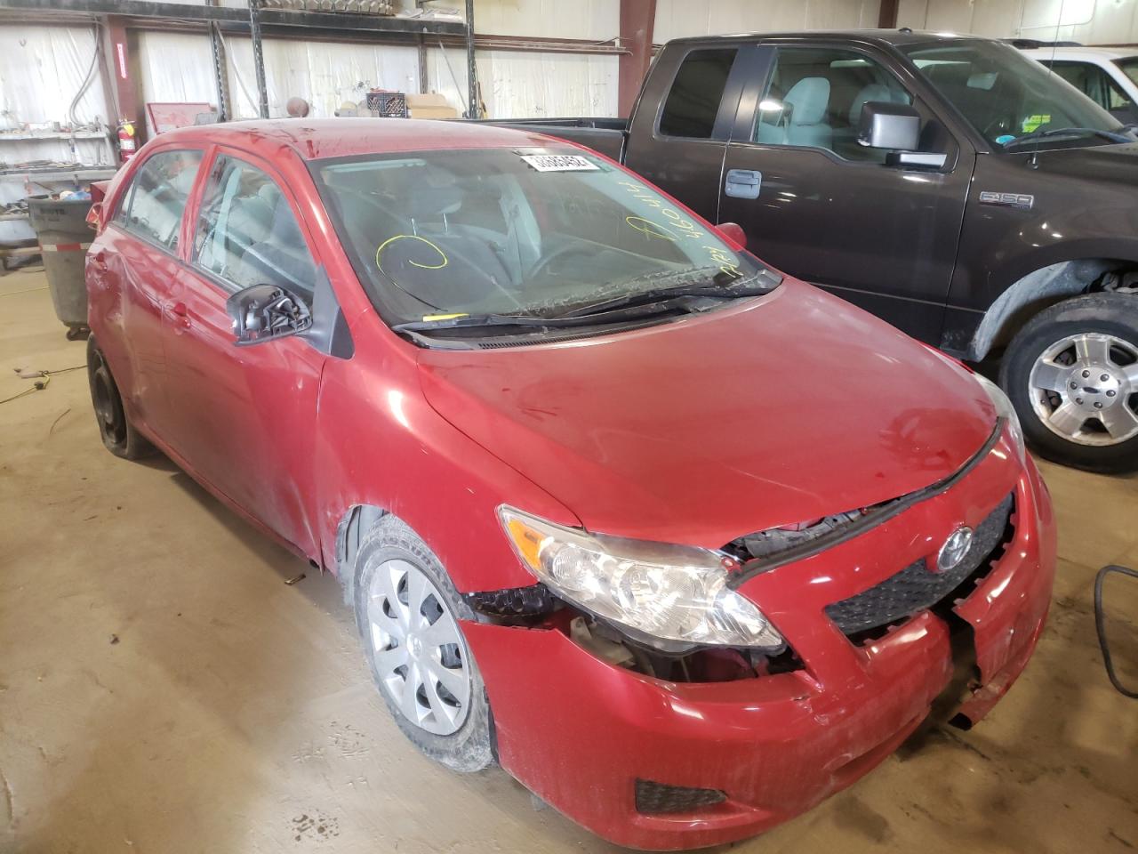 TOYOTA COROLLA BA 2010 with VIN 2T1BU4EE1AC460414 - Photo from auction