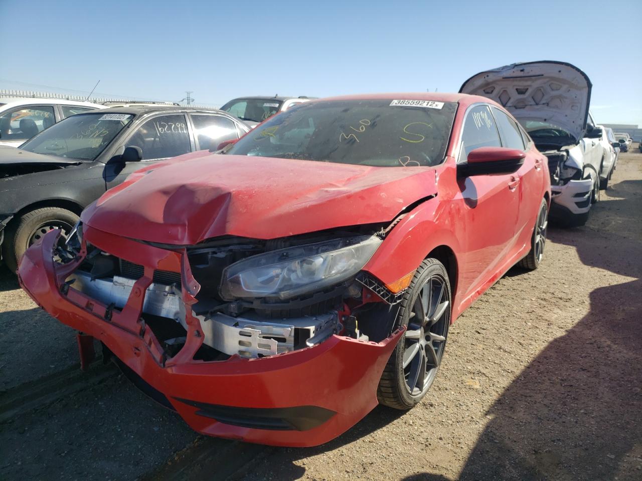 Photo 2 from auction – 2017 HONDA CIVIC LX with VIN 2HGFC2F51HH564605