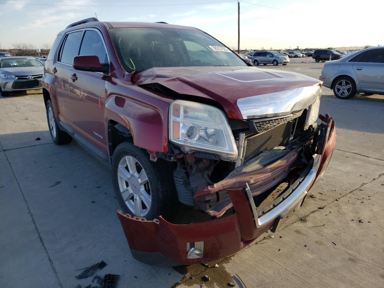 GMC TERRAIN SL 2012 with VIN 2GKALSEK4C6320892 - Photo from auction