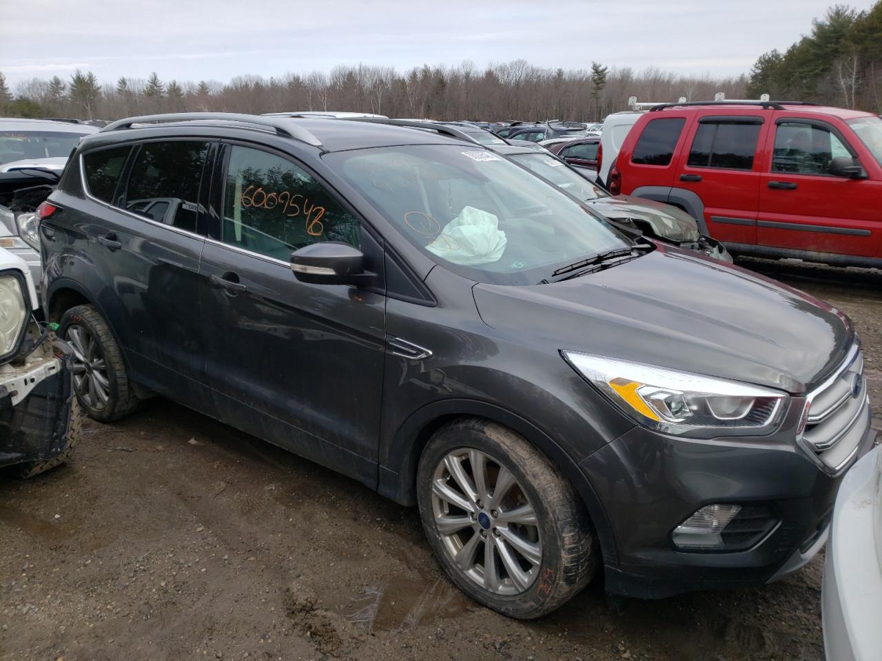 FORD ESCAPE TIT 2017 with VIN 1FMCU9JD1HUC90160 - Photo from auction
