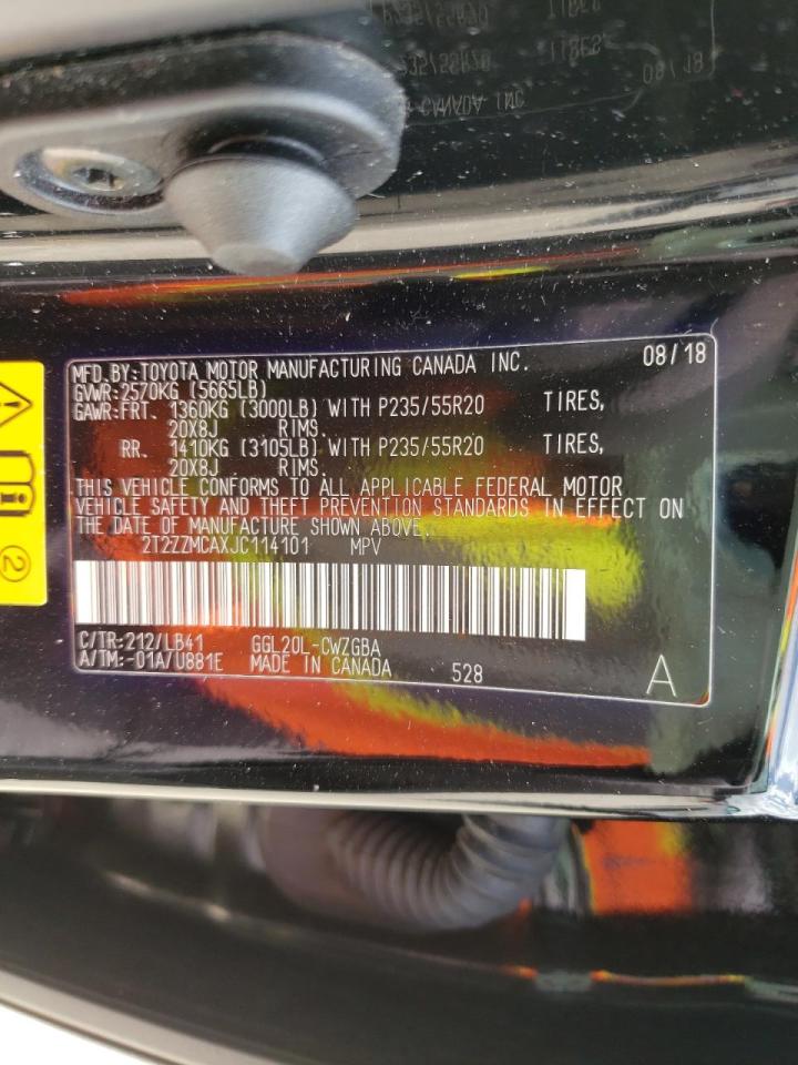 Photo 10 from auction – 2018 LEXUS RX 350 BAS with VIN 2T2ZZMCAXJC114101