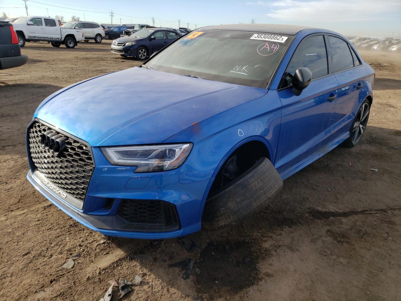 Photo 2 from auction – 2020 AUDI RS3 with VIN WUABWGFF2LA903148