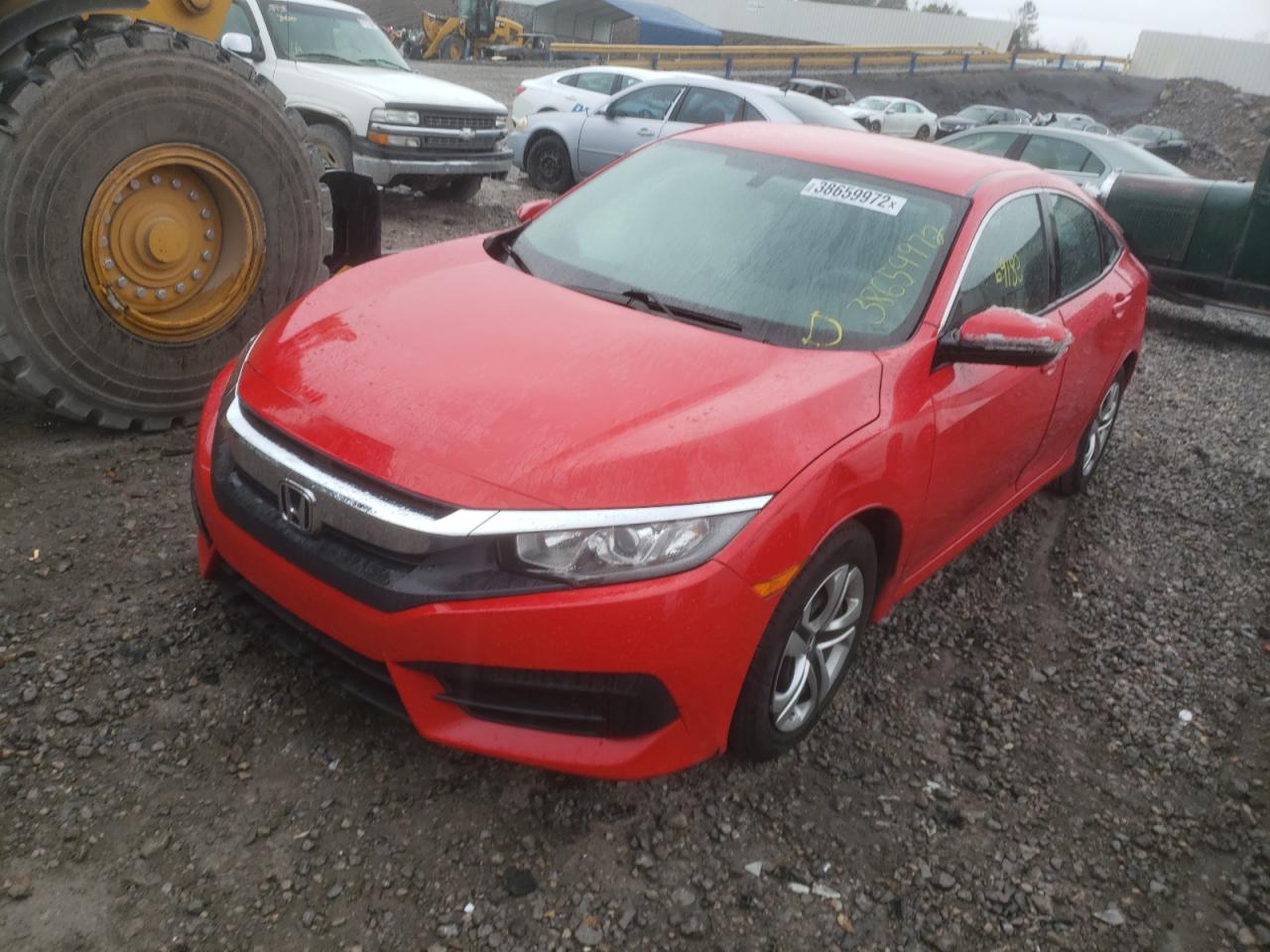 Photo 2 from auction – 2016 HONDA CIVIC LX with VIN 2HGFC2F53GH555838