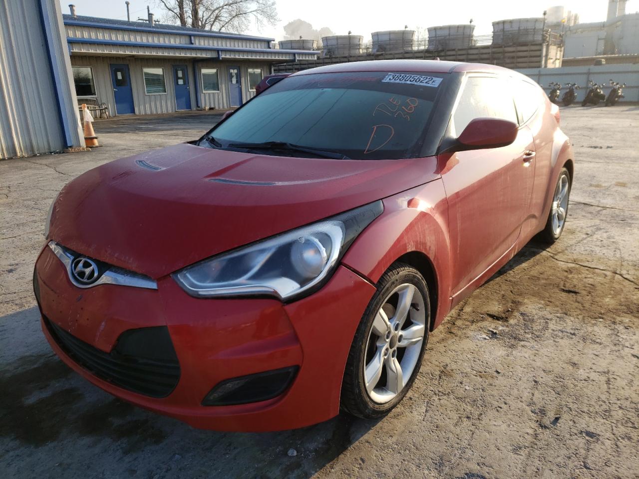 Photo 2 from auction – 2013 HYUNDAI VELOSTER with VIN KMHTC6AD5DU147305