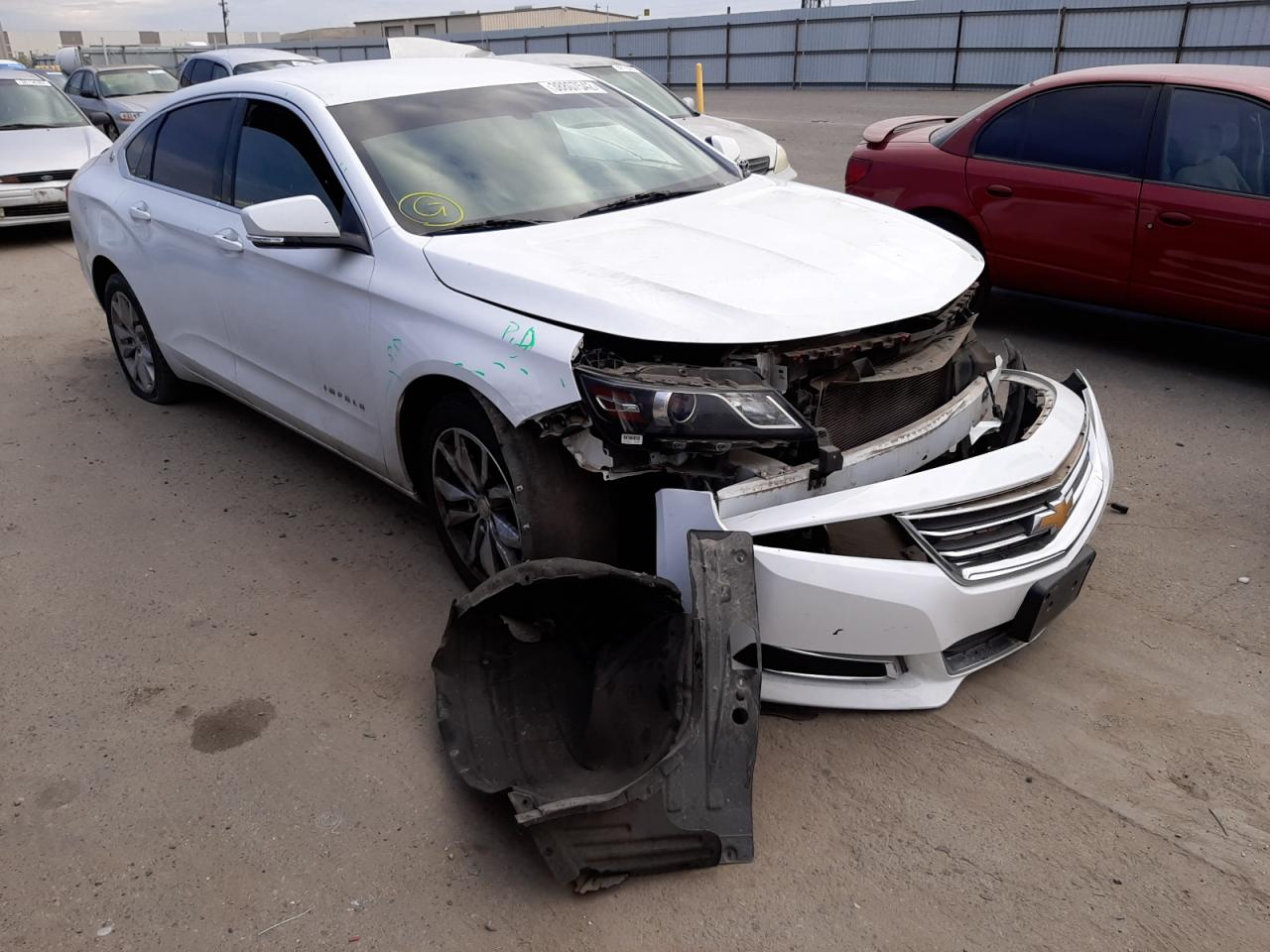 CHEVROLET IMPALA LT 2017 with VIN 2G1105S32H9138352 - Photo from auction