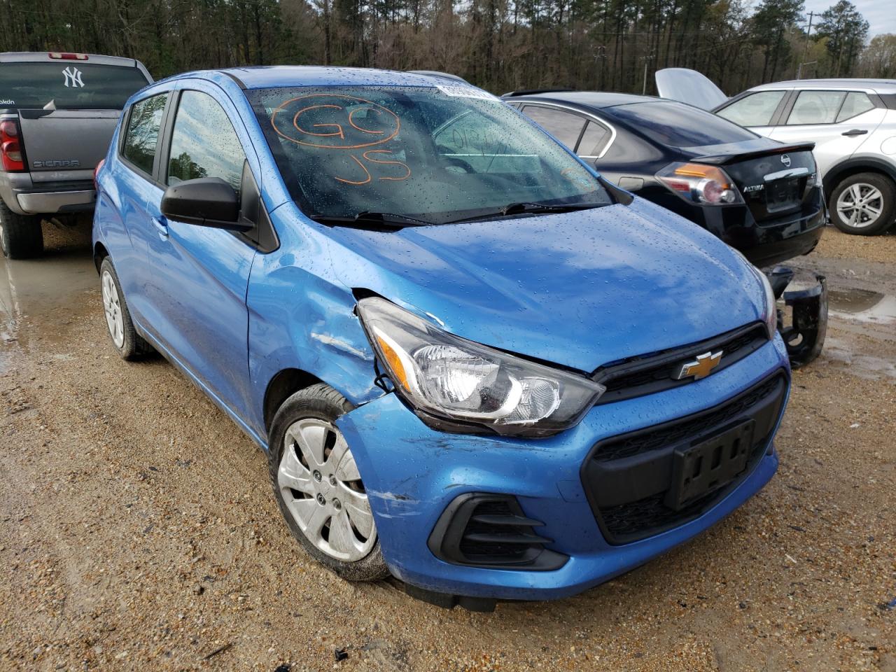 CHEVROLET SPARK LS 2016 with VIN KL8CB6SAXGC606522 - Photo from auction