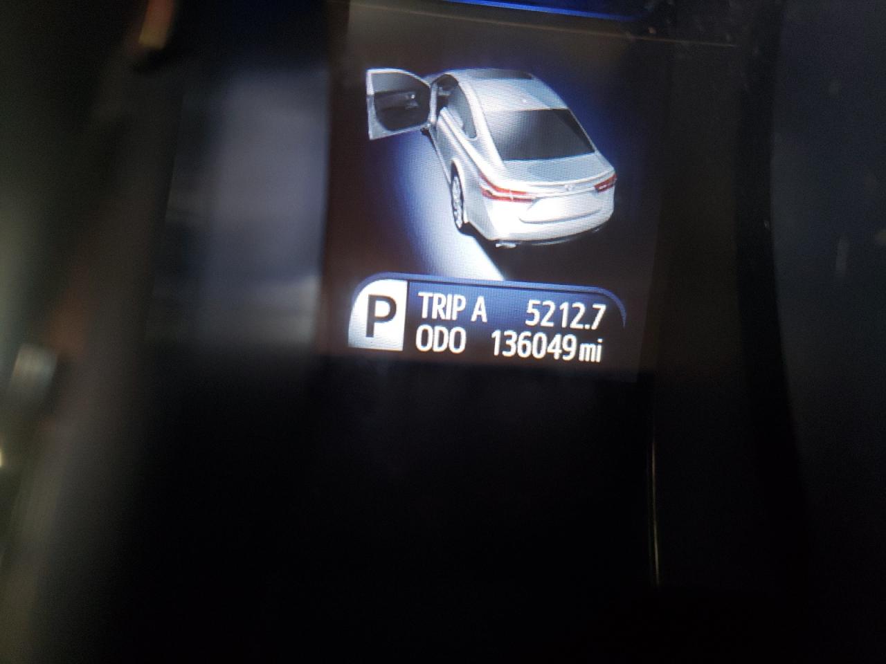 Photo 8 from auction – 2013 TOYOTA AVALON BAS with VIN 4T1BK1EB6DU023800