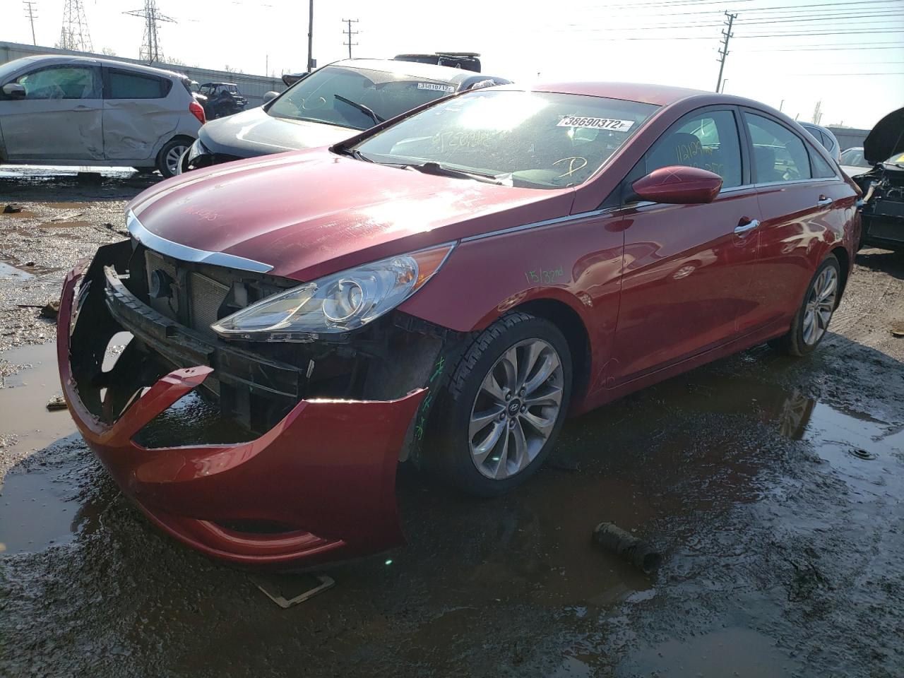 Photo 2 from auction – 2011 HYUNDAI SONATA SE with VIN 5NPEC4AC0BH155019