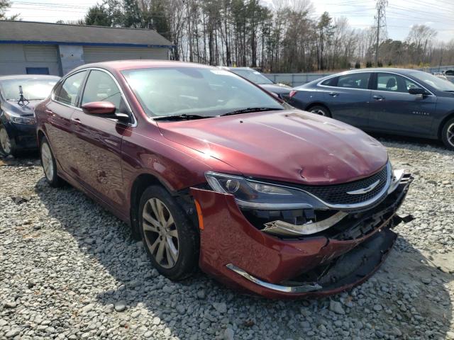 CHRYSLER 200 LIMITE 2015 with VIN 1C3CCCABXFN614642 - Photo from auction