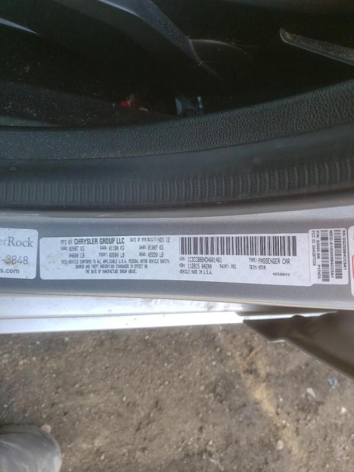 Photo 10 from auction – 2013 CHRYSLER 200 TOURIN with VIN 1C3CCBBBXDN601461
