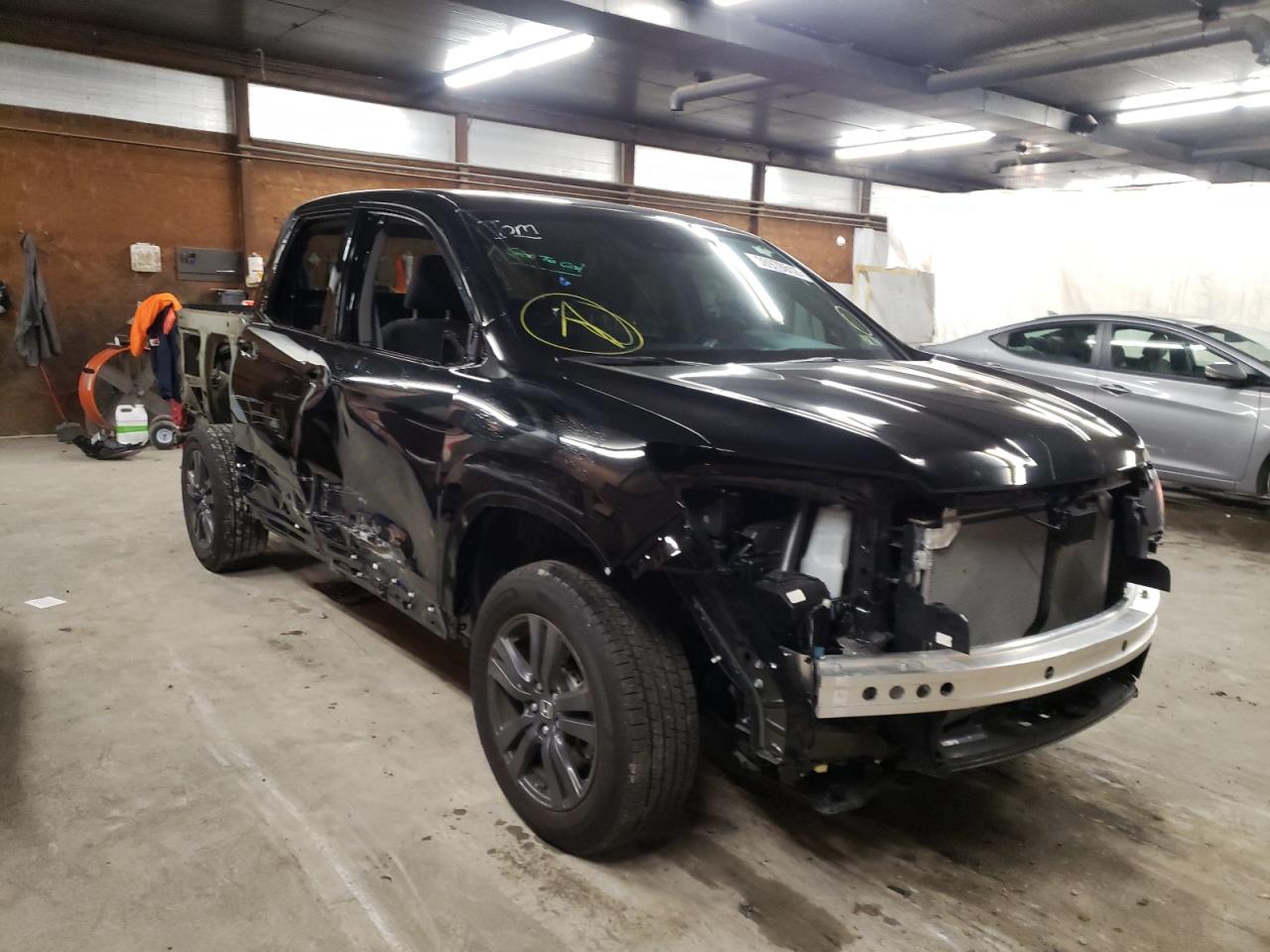HONDA RIDGELINE 2020 with VIN 5FPYK3F17LB030706 - Photo from auction