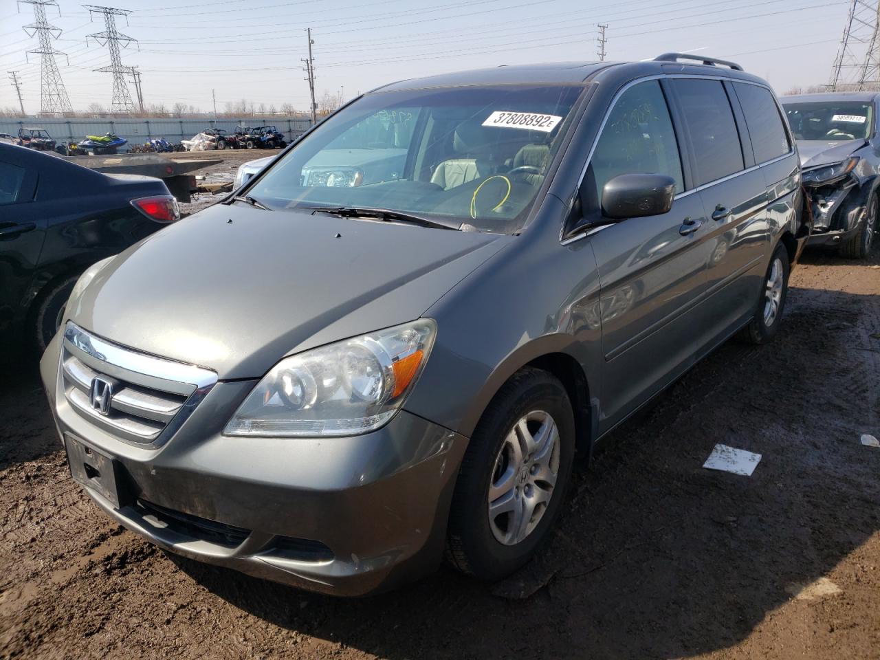 Photo 2 from auction – 2007 HONDA ODYSSEY EX with VIN 5FNRL38757B077928