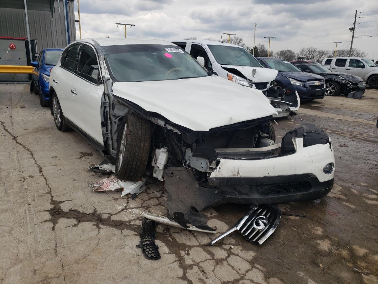 INFINITI EX35 BASE 2012 with VIN JN1AJ0HPXCM401199 - Photo from auction