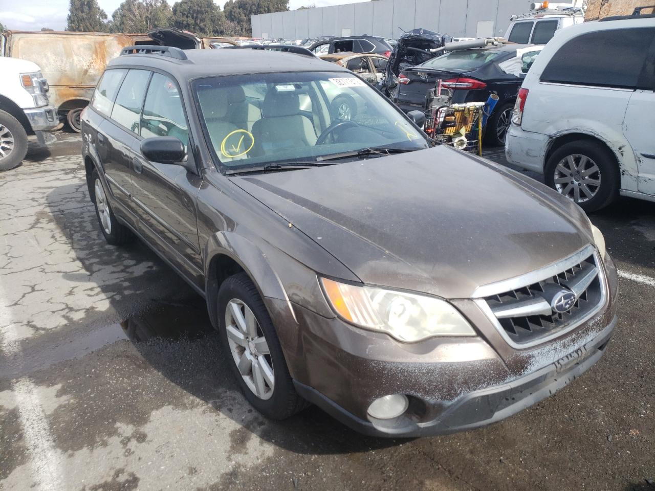 SUBARU OUTBACK 2. 2008 with VIN 4S4BP61C987342044 - Photo from auction