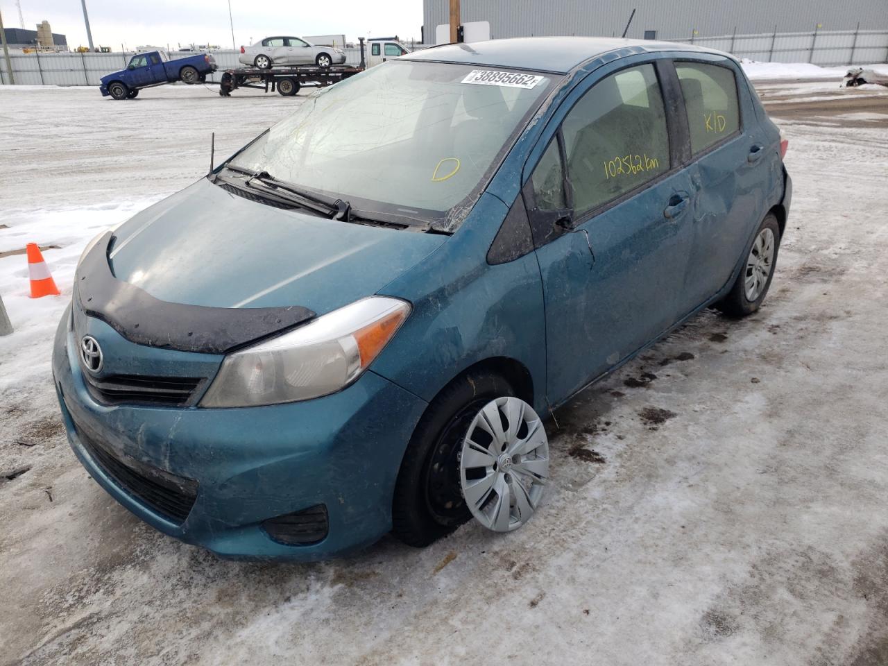 Photo 2 from auction – 2013 TOYOTA YARIS with VIN JTDKTUD35DD569436