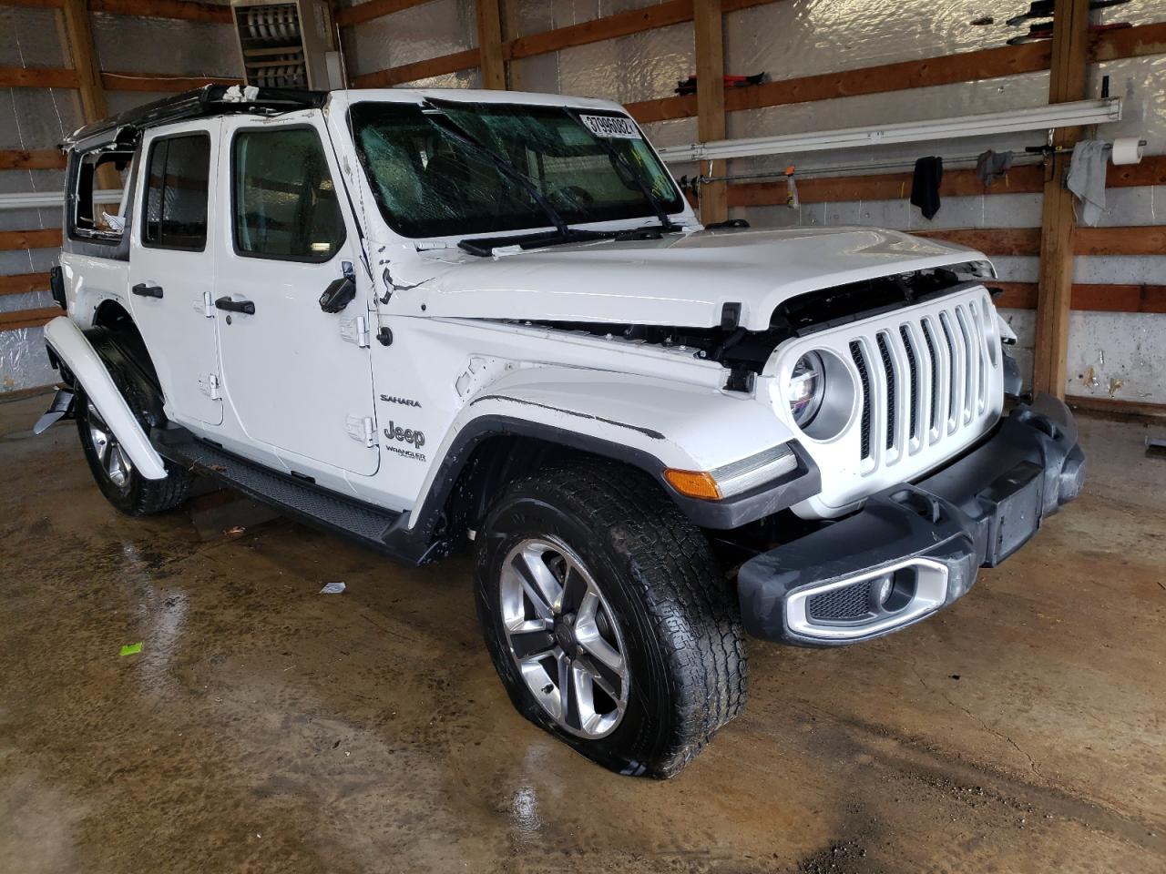 JEEP WRANGLER U 2018 with VIN 1C4HJXEG0JW174339 - Photo from auction