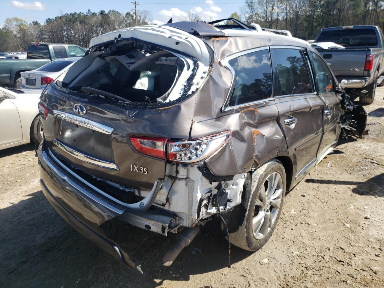 Photo 4 from auction – 2013 INFINITI JX35 with VIN 5N1AL0MM4DC347789
