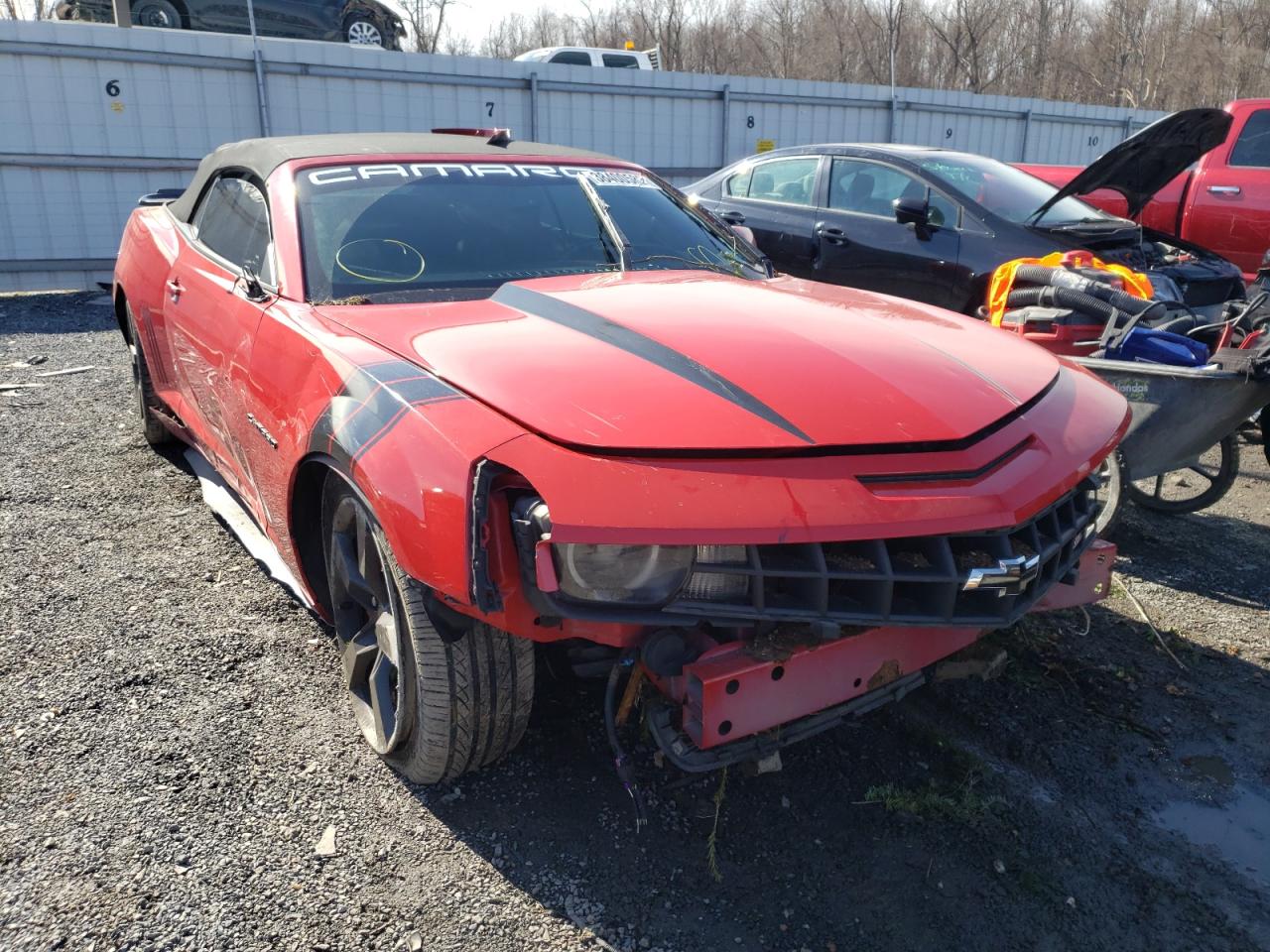 CHEVROLET CAMARO 2SS 2012 with VIN 2G1FK3DJ7C9100110 - Photo from auction