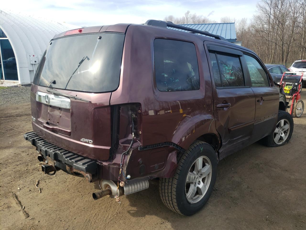Photo 4 from auction – 2011 HONDA PILOT EXL with VIN 5FNYF4H52BB074226