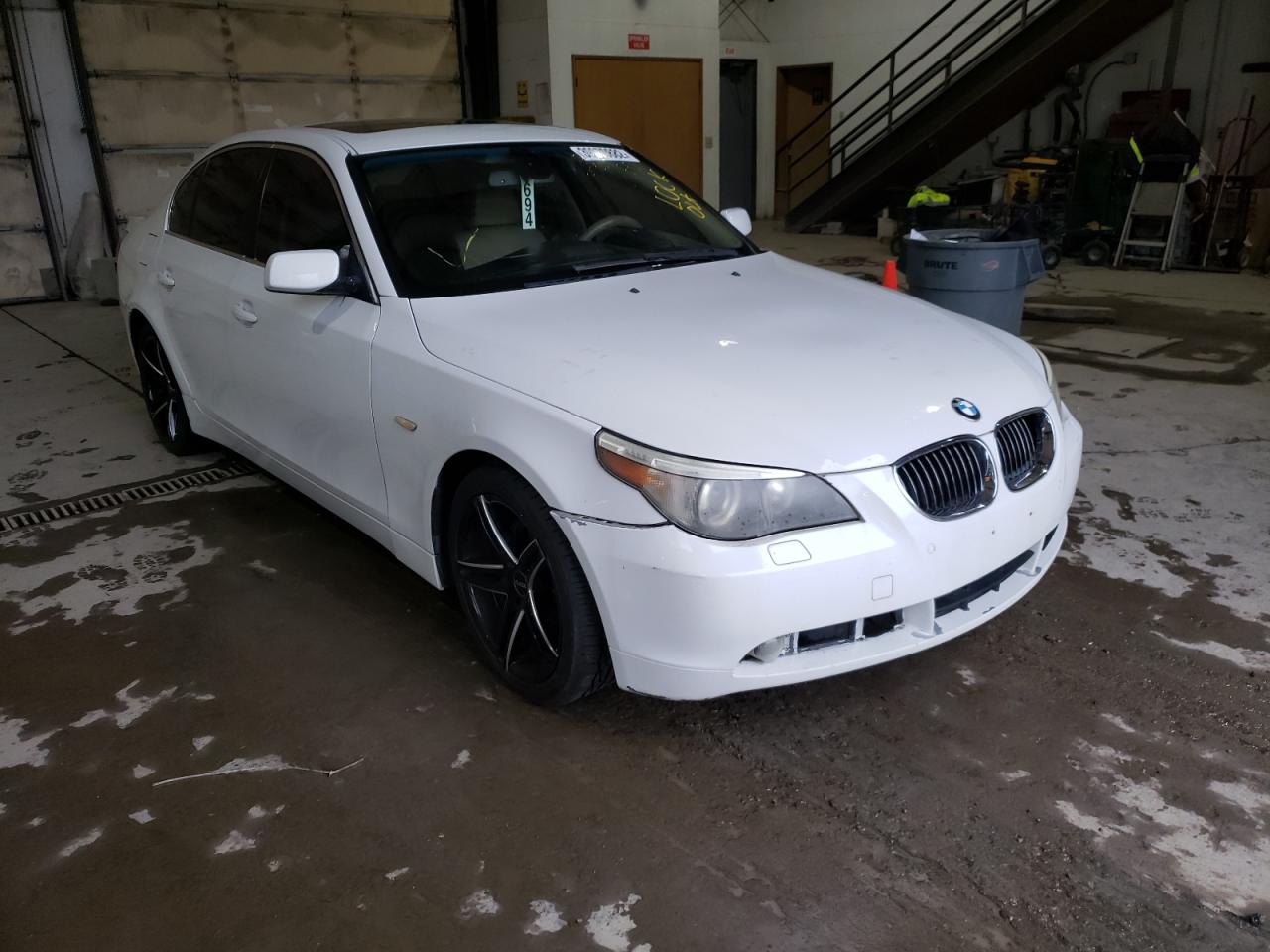 BMW 530 I 2007 with VIN WBANE735X7CM55130 - Photo from auction