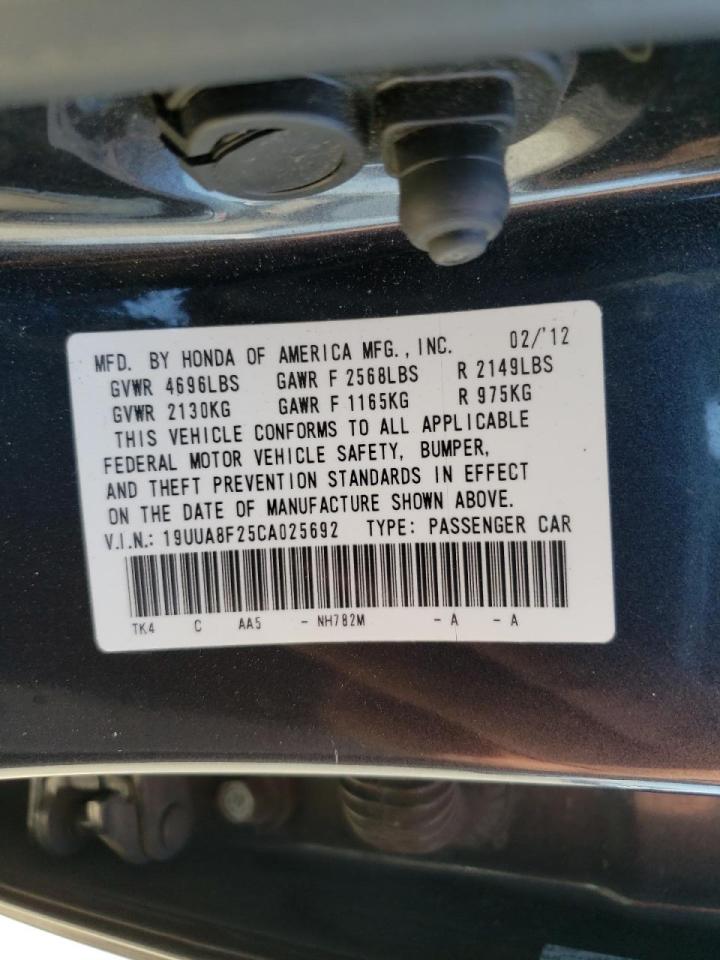 Photo 10 from auction – 2012 ACURA TL with VIN 19UUA8F25CA025692