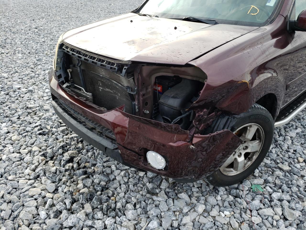 Photo 9 from auction – 2011 HONDA PILOT EXLN with VIN 5FNYF3H78BB014706