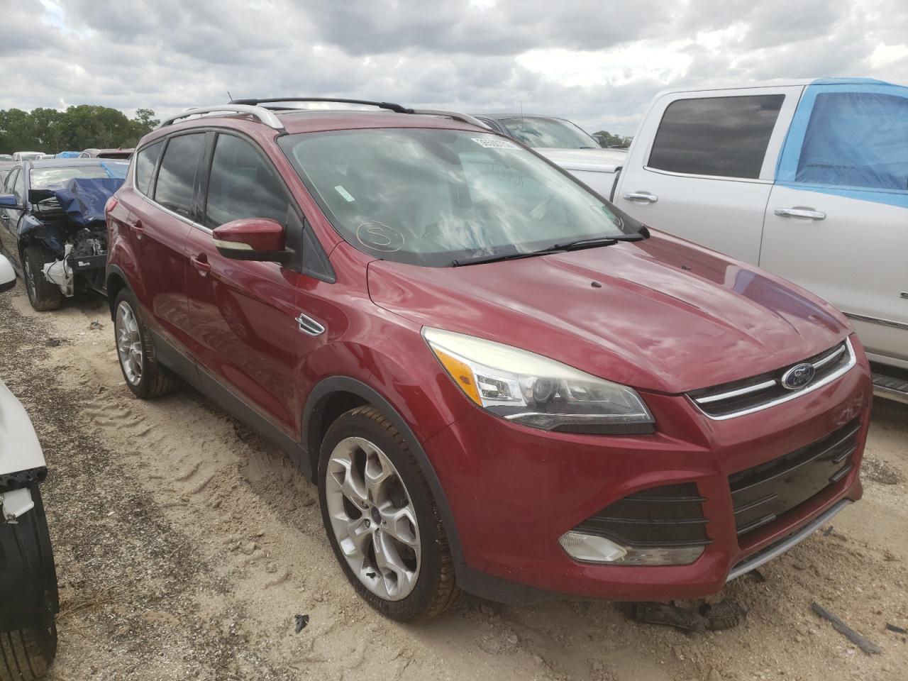 FORD ESCAPE TIT 2013 with VIN 1FMCU0J92DUC43835 - Photo from auction