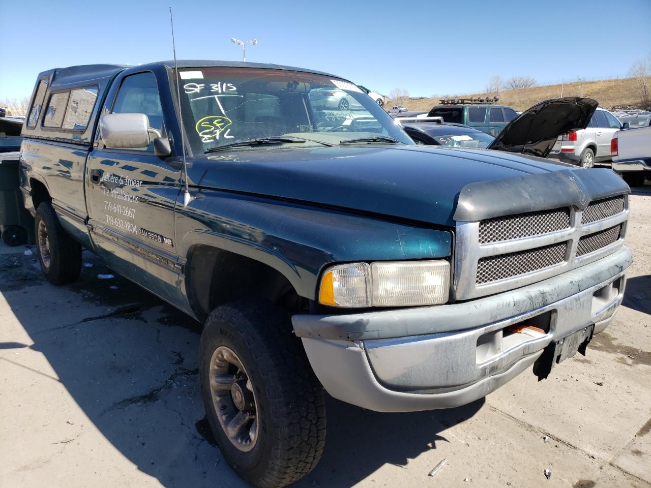 DODGE RAM 2500 1995 with VIN 1B7JF26Z8SS284330 - Photo from auction