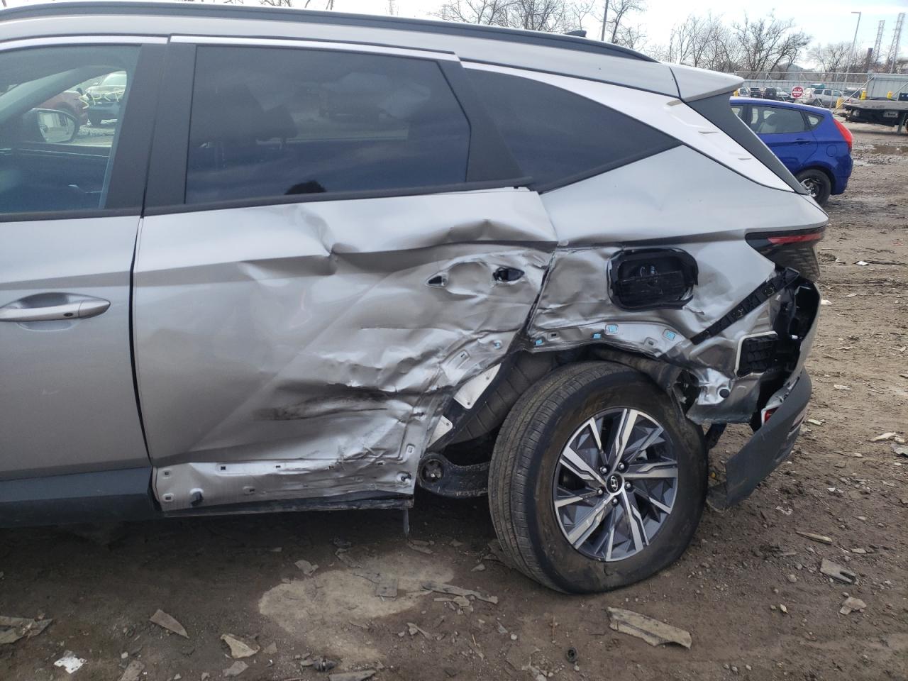 Photo 9 from auction – 2022 HYUNDAI TUCSON BLU with VIN KM8JBCA11NU040199