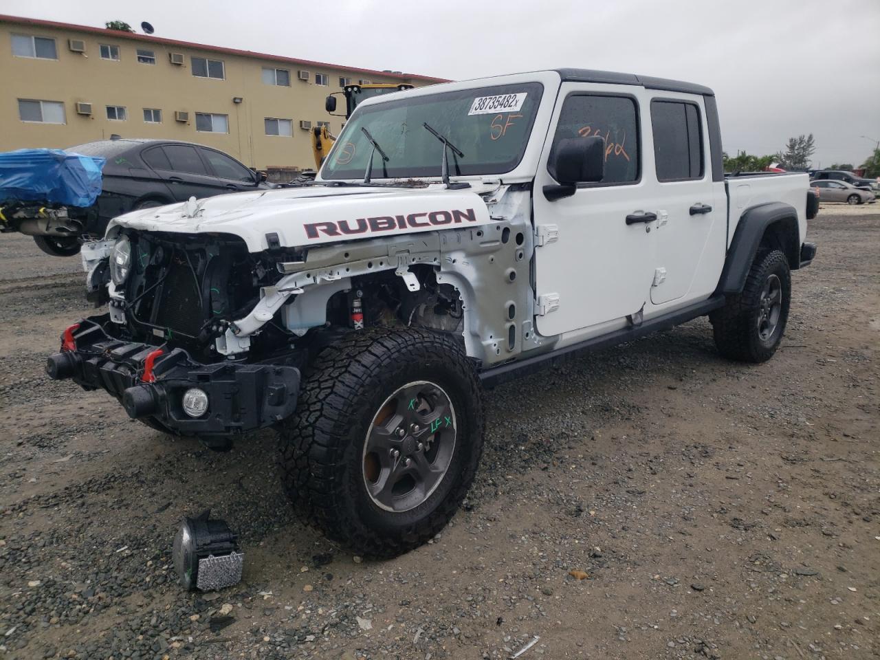 Photo 2 from auction – 2021 JEEP GLADIATOR with VIN 1C6JJTBG3ML604862