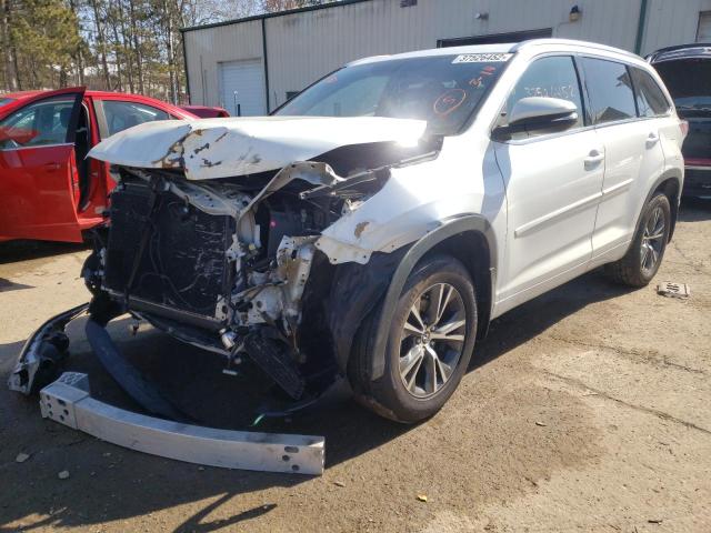 Photo 2 from auction – 2016 TOYOTA HIGHLANDER with VIN 5TDJKRFH8GS329052