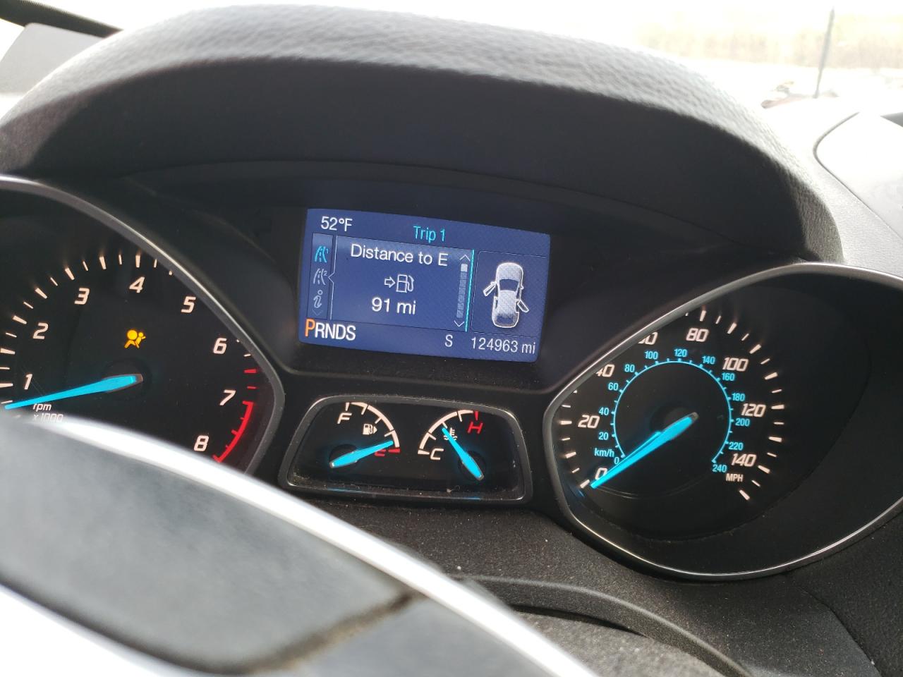 Photo 8 from auction – 2014 FORD ESCAPE S with VIN 1FMCU0F72EUE44594