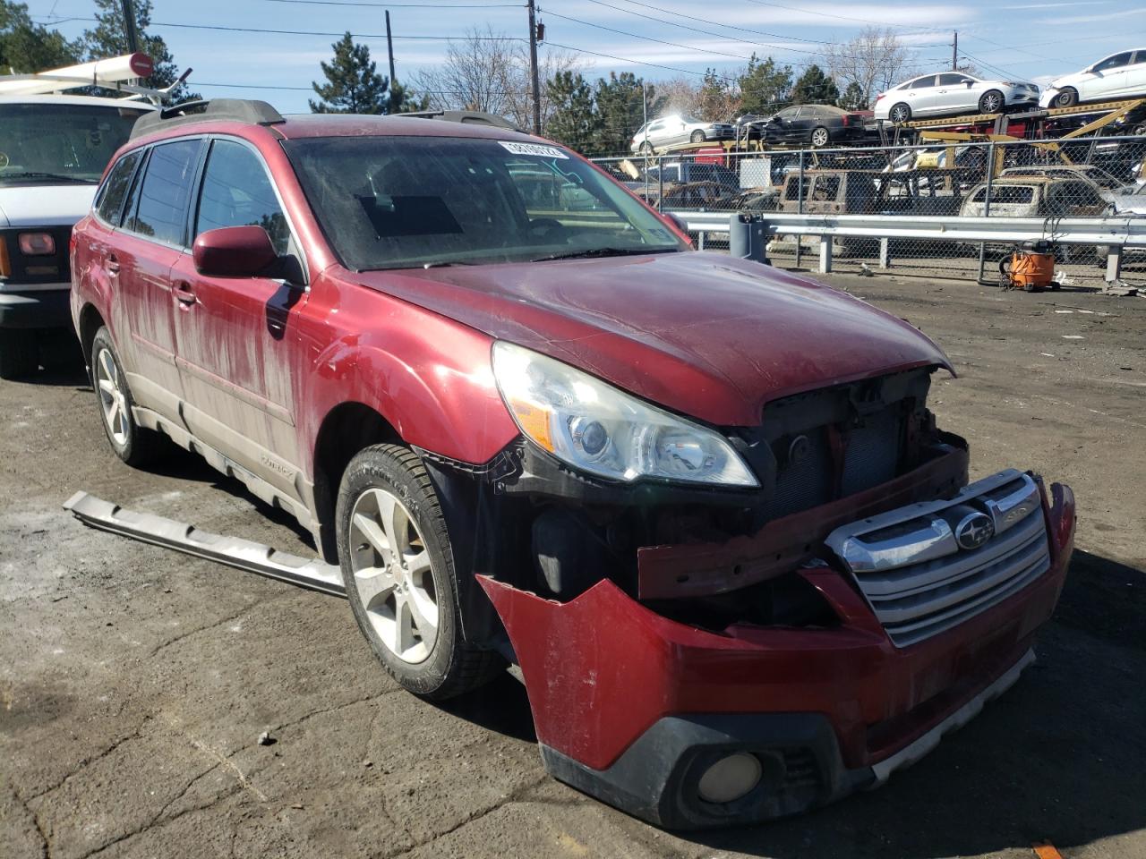 SUBARU OUTBACK 2. 2013 with VIN 4S4BRBKC6D3220972 - Photo from auction