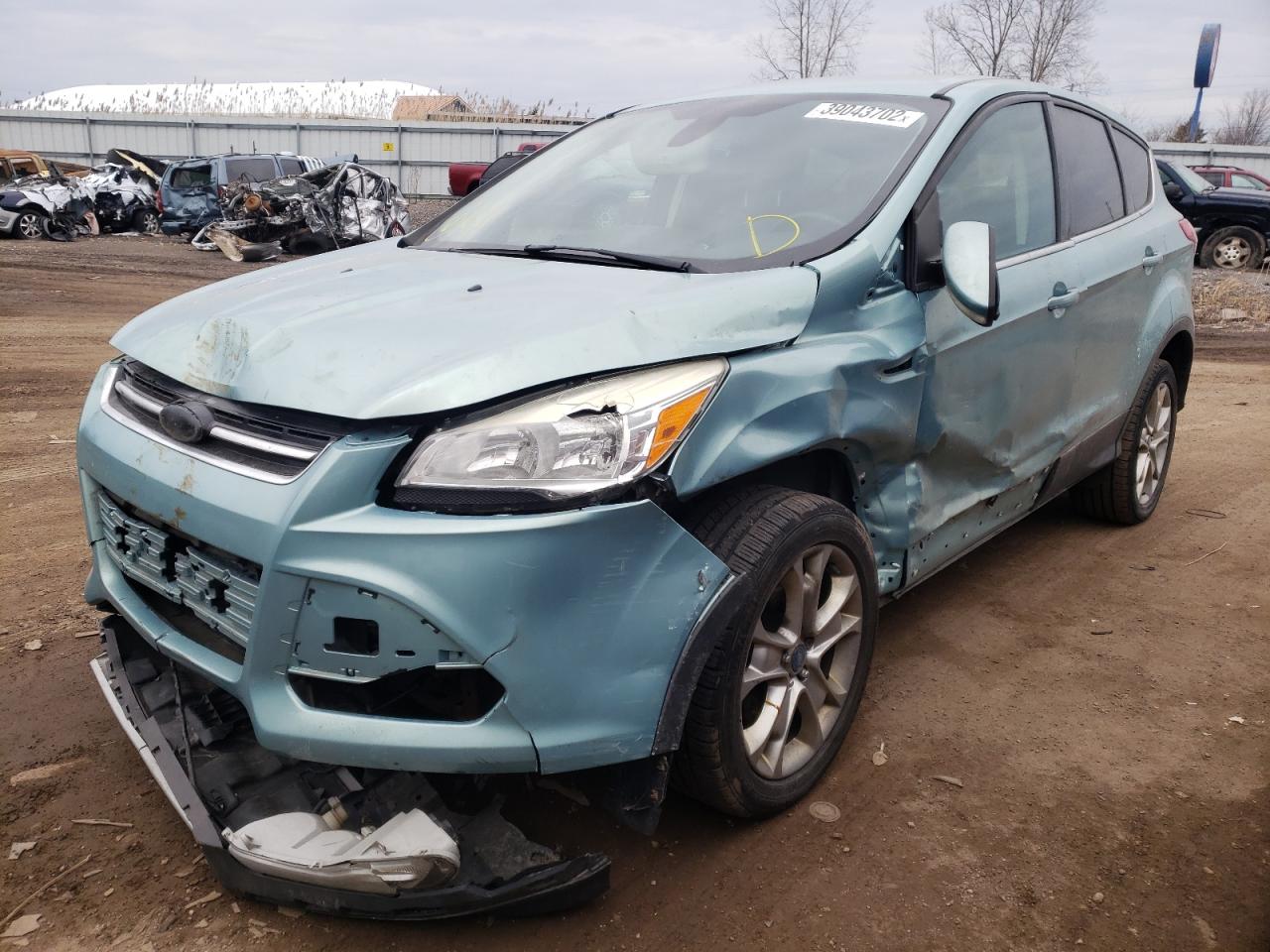 Photo 2 from auction – 2013 FORD ESCAPE SEL with VIN 1FMCU0HX6DUA95483