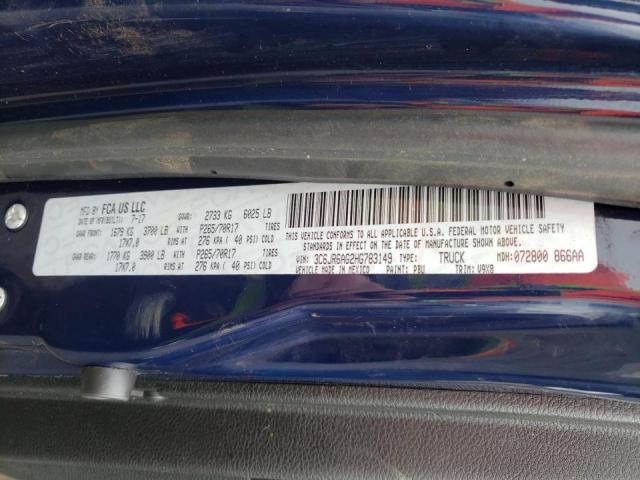Photo 10 from auction – 2017 RAM 1500 ST with VIN 3C6JR6AG2HG783149