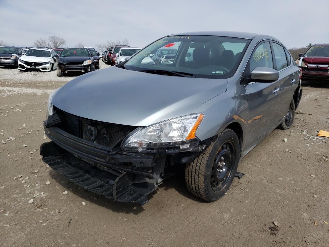 Photo 2 from auction – 2014 NISSAN SENTRA S with VIN 3N1AB7AP1EY224817