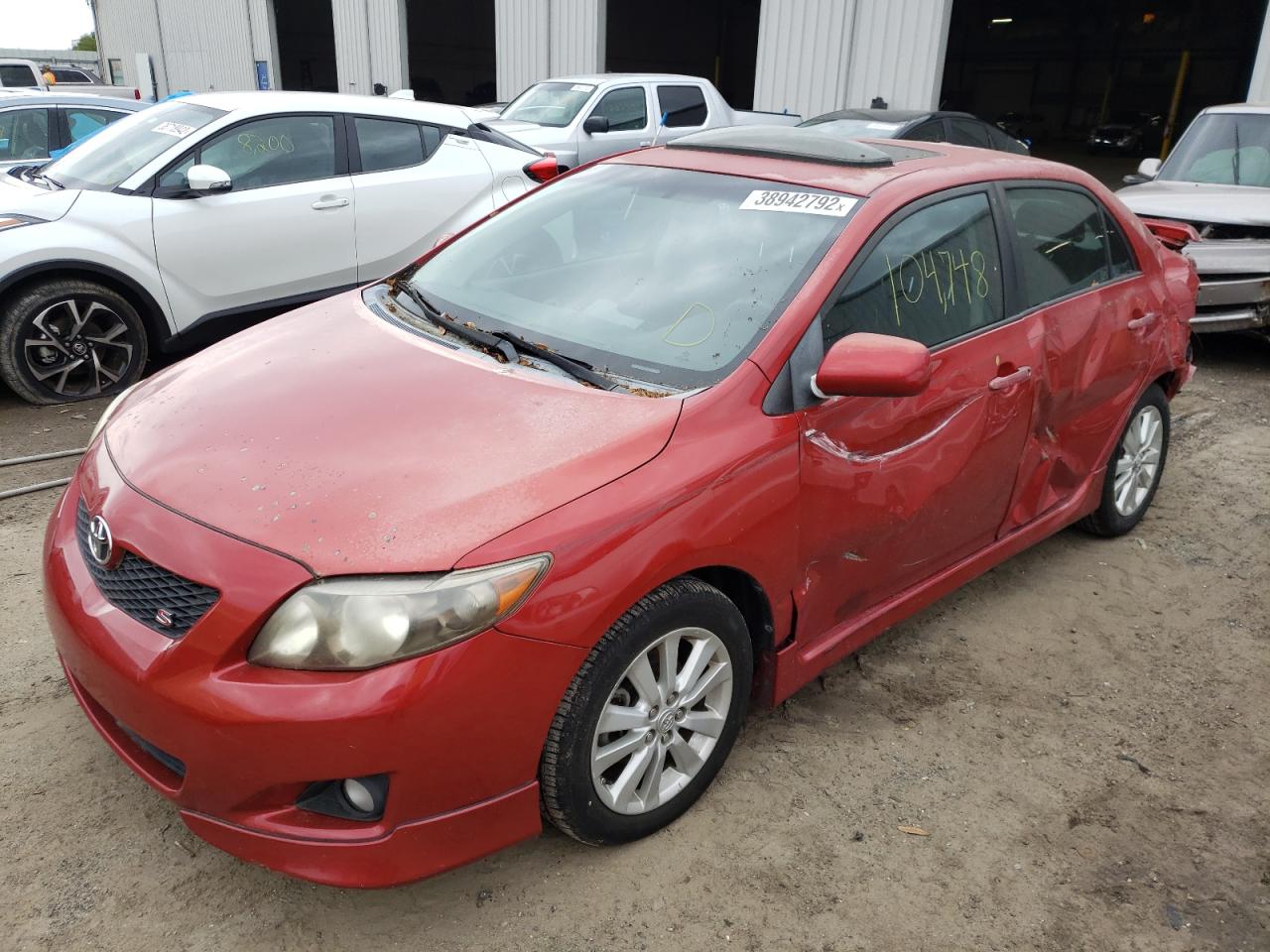 Photo 2 from auction – 2010 TOYOTA COROALLA with VIN 2T1BU4EE9AC467255