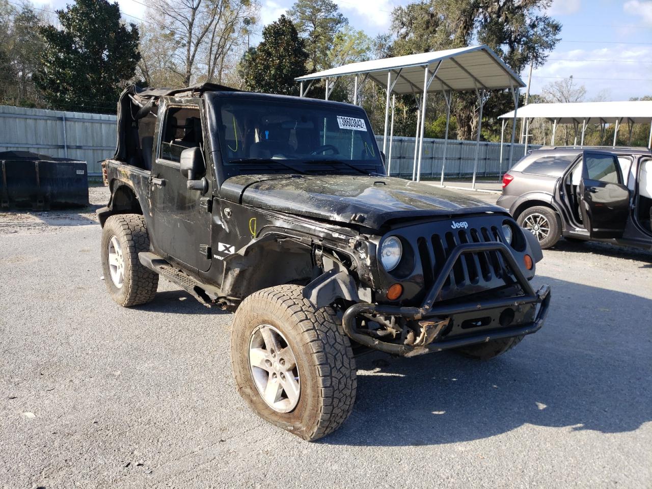 JEEP WRANGLER X 2008 with VIN 1J4FA24108L509905 - Photo from auction