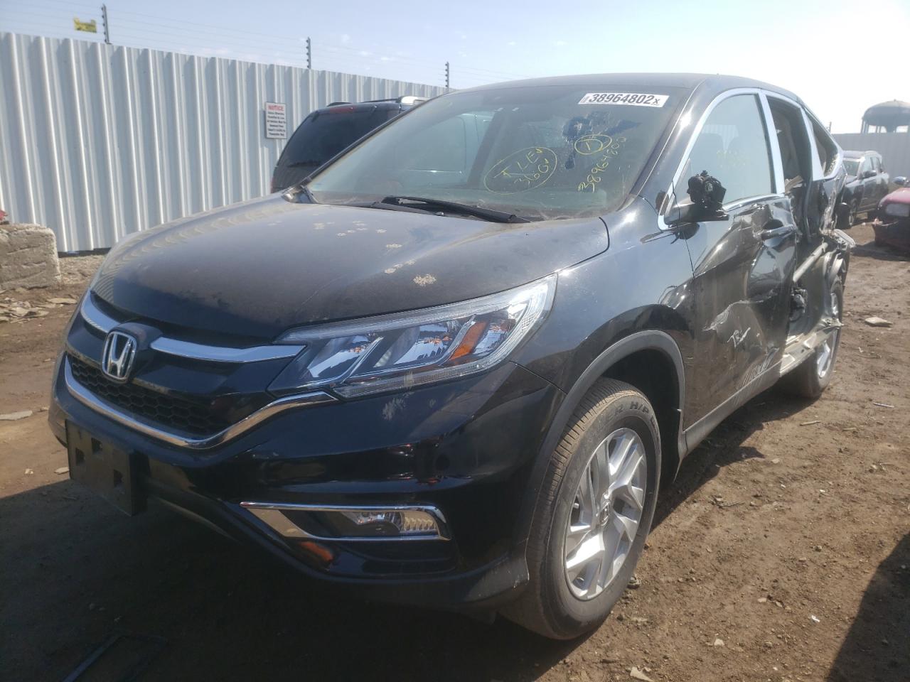 Photo 2 from auction – 2016 HONDA CR-V EX with VIN 5J6RM4H58GL069699